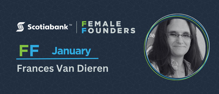 January Female Founder - Frances Van Dieren 