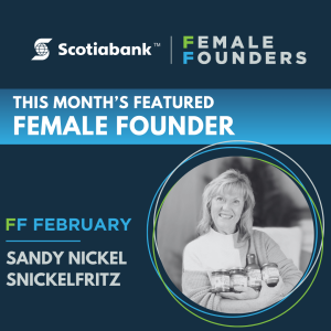 February's Female Founder is Sandy Nickel from Snicklefritz Kitchen